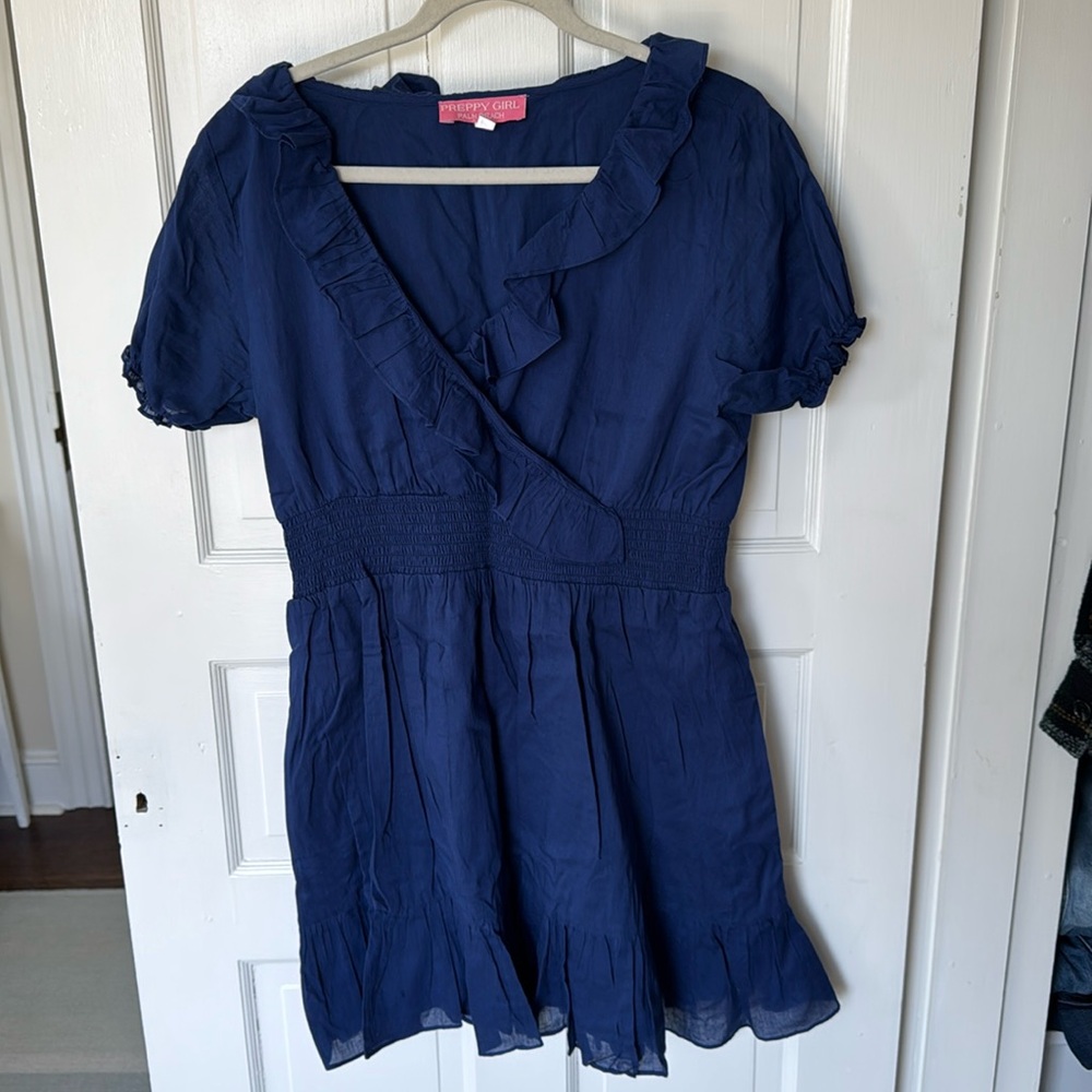 Preppy Girl Palm Beach Mini Dress